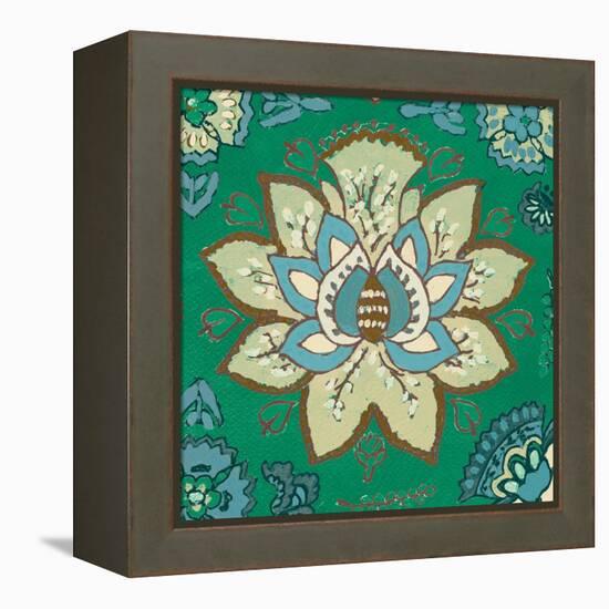 Persian Emerald II-Lanie Loreth-Framed Stretched Canvas