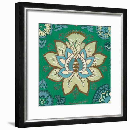 Persian Emerald II-Lanie Loreth-Framed Premium Giclee Print