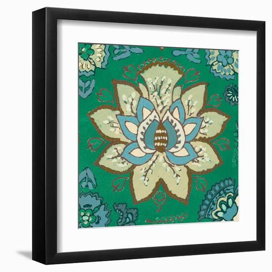 Persian Emerald II-Lanie Loreth-Framed Art Print