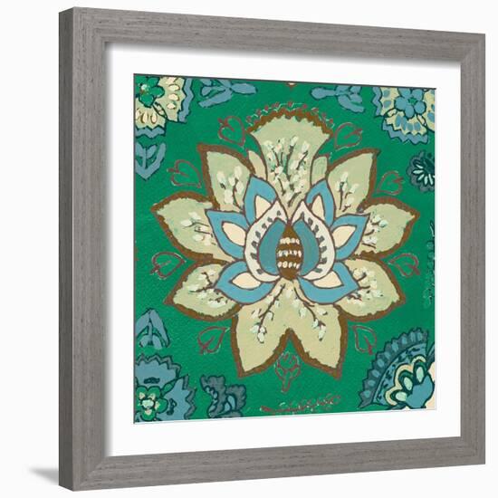 Persian Emerald II-Lanie Loreth-Framed Art Print