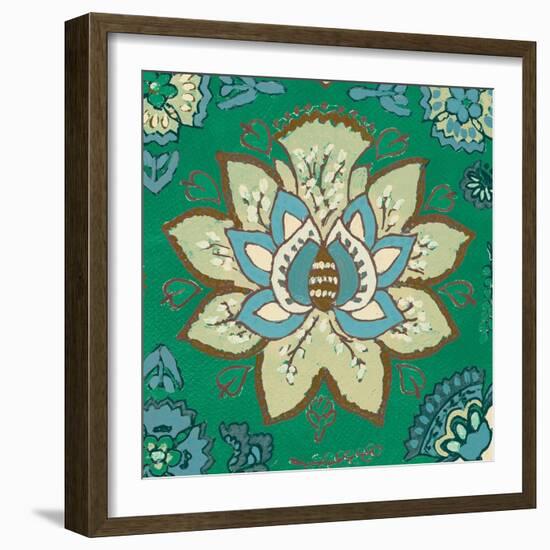 Persian Emerald II-Lanie Loreth-Framed Art Print