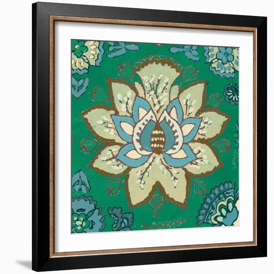 Persian Emerald II-Lanie Loreth-Framed Art Print