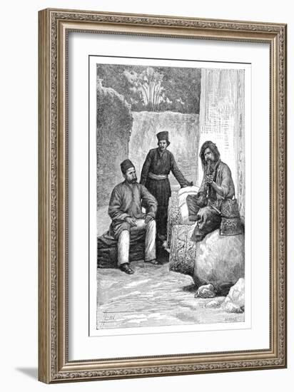 Persian Men, 1895-Charles Barbant-Framed Giclee Print