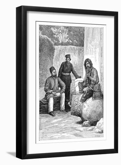 Persian Men, 1895-Charles Barbant-Framed Giclee Print