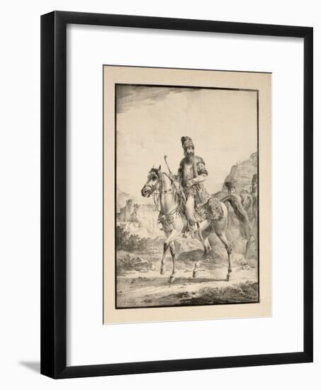 Persian on Horseback, 1820-Alexander Orlowski-Framed Giclee Print