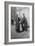 Persian Pilgrims Outside Kazimain Mosque, Iraq, 1917-1919-null-Framed Giclee Print