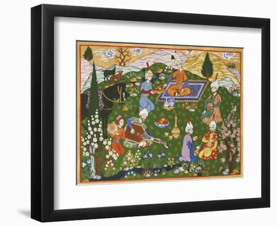 Persian Scene VI-E^S^ Elmhurst-Framed Premium Giclee Print