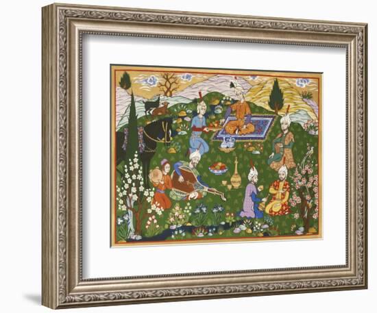 Persian Scene VI-E^S^ Elmhurst-Framed Premium Giclee Print