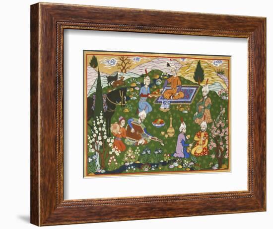 Persian Scene VI-E^S^ Elmhurst-Framed Premium Giclee Print