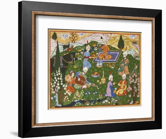 Persian Scene VI-E^S^ Elmhurst-Framed Premium Giclee Print