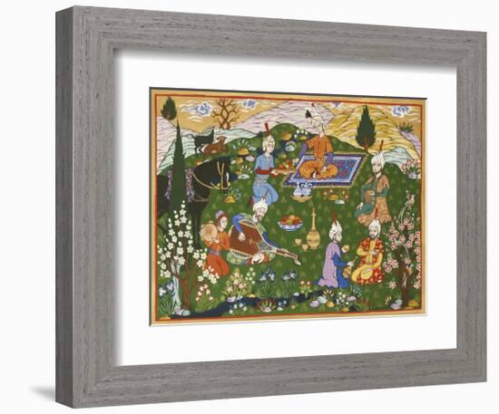 Persian Scene VI-E^S^ Elmhurst-Framed Premium Giclee Print