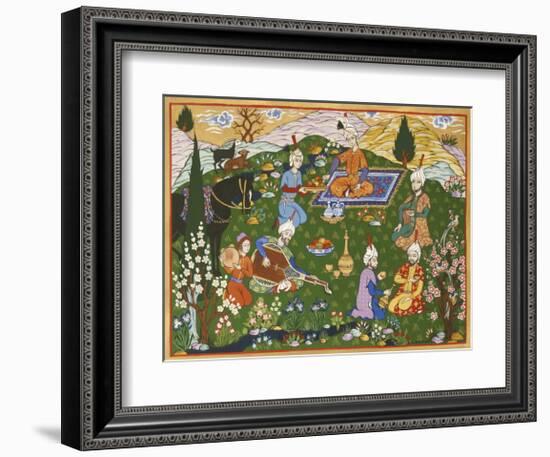 Persian Scene VI-E^S^ Elmhurst-Framed Premium Giclee Print