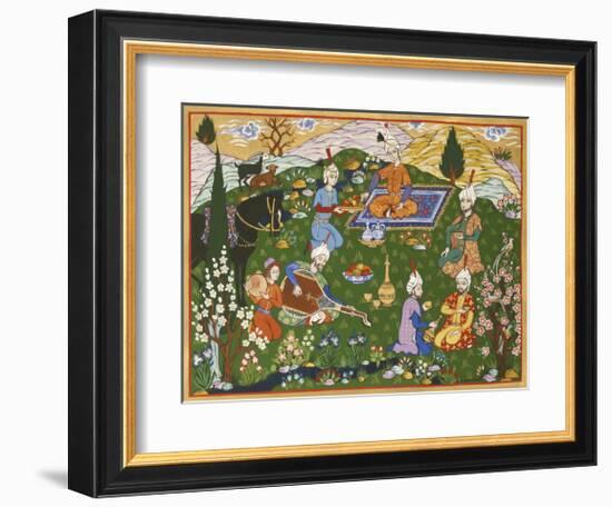 Persian Scene VI-E^S^ Elmhurst-Framed Premium Giclee Print