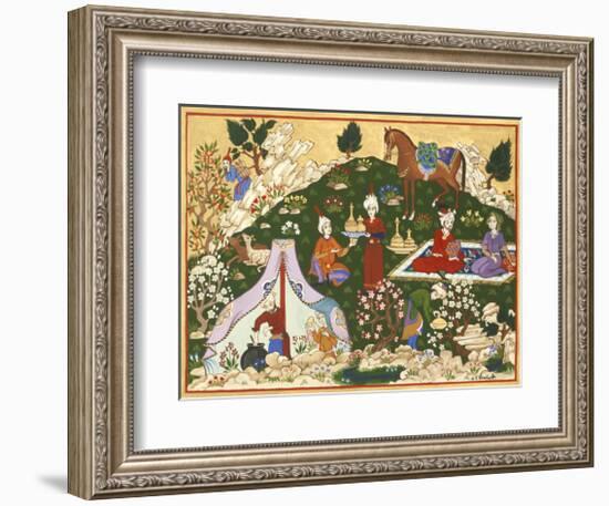 Persian Scene VII-E^S^ Elmhurst-Framed Premium Giclee Print