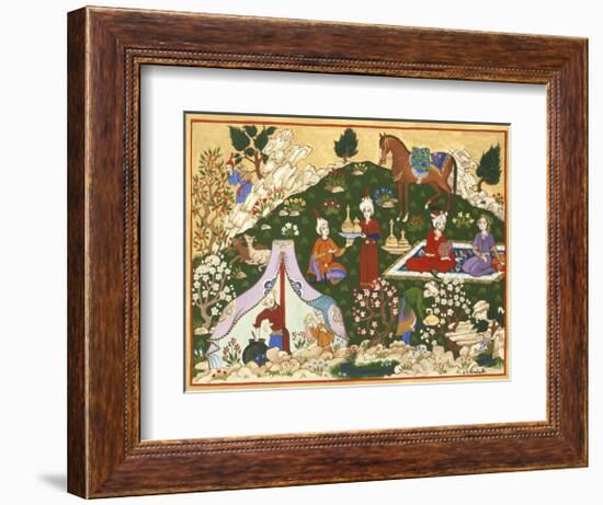 Persian Scene VII-E^S^ Elmhurst-Framed Premium Giclee Print