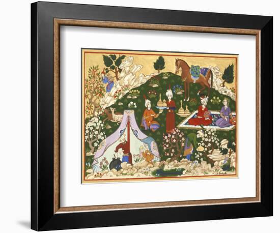 Persian Scene VII-E^S^ Elmhurst-Framed Premium Giclee Print