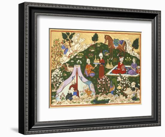 Persian Scene VII-E^S^ Elmhurst-Framed Premium Giclee Print