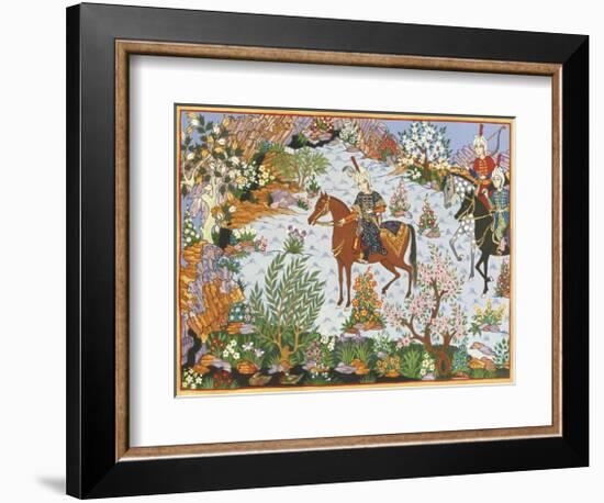 Persian Scene VIII-E^S^ Elmhurst-Framed Premium Giclee Print