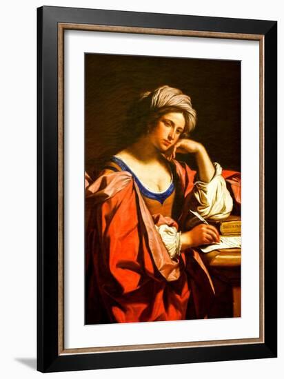 Persian Sibyl, 17Th Century (Oil on Canvas)-Guercino (1591-1666)-Framed Giclee Print