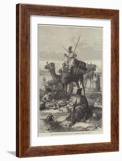 Persian Sketches, Pilgrims with their Dead Going to the Shrines of Kerbala and Meshid Ali-Arthur Hopkins-Framed Giclee Print