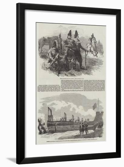 Persian Soldiers in the Russian Service-null-Framed Giclee Print