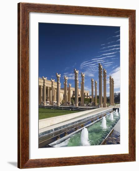 Persian-Themed Winery, Darioush Winery, Napa Valley Wine Country, California, Usa-Walter Bibikow-Framed Photographic Print