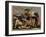 Persian Wars Battle of Thermopylae 480 BC The Spartan king Leonidas and his men fall in the battle-French School-Framed Giclee Print