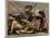 Persian Wars Battle of Thermopylae 480 BC The Spartan king Leonidas and his men fall in the battle-French School-Mounted Giclee Print