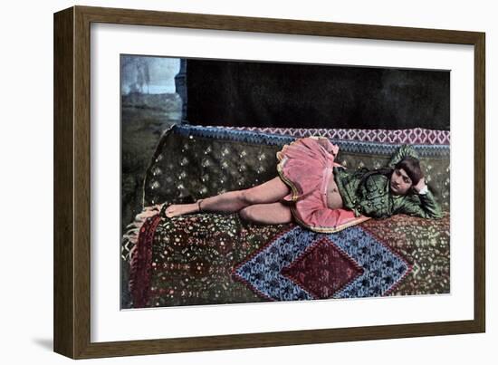 Persian Woman in a Harem, C1890-Gillot-Framed Giclee Print