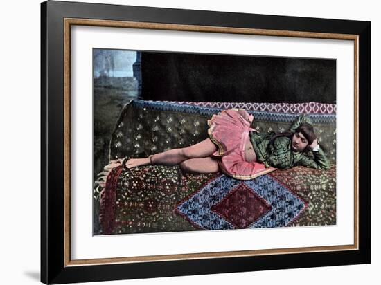 Persian Woman in a Harem, C1890-Gillot-Framed Giclee Print