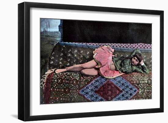 Persian Woman in a Harem, C1890-Gillot-Framed Giclee Print