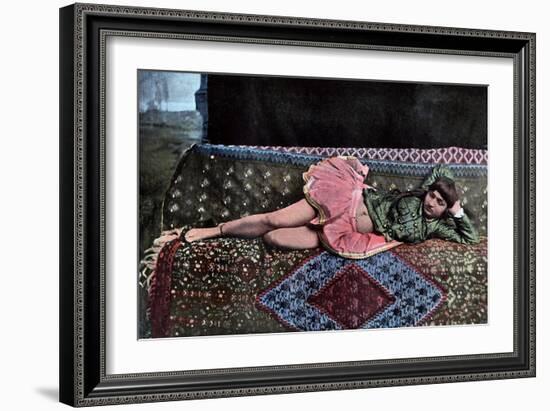 Persian Woman in a Harem, C1890-Gillot-Framed Giclee Print