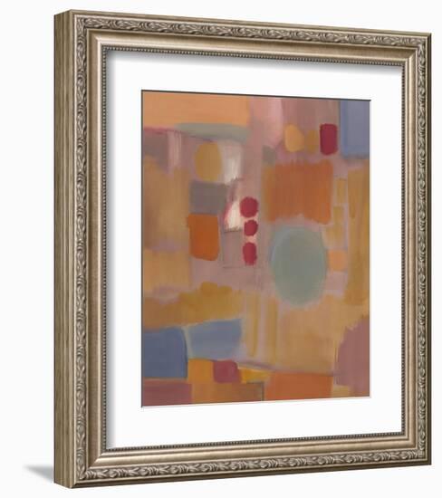 Persimmon Alley-Nancy Ortenstone-Framed Art Print