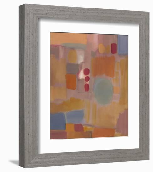 Persimmon Alley-Nancy Ortenstone-Framed Art Print