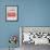 Persimmon Jump-Jill Martin-Framed Art Print displayed on a wall