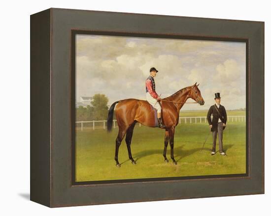 Persimmon', Winner of the 1896 Derby, 1896-Emil Adam-Framed Premier Image Canvas