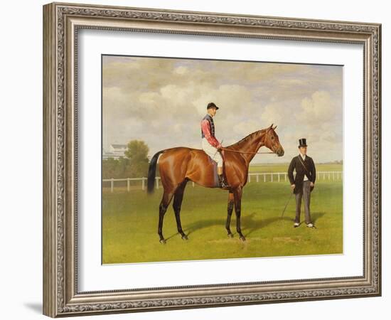 Persimmon', Winner of the 1896 Derby, 1896-Emil Adam-Framed Giclee Print