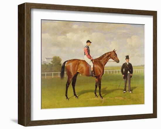 Persimmon', Winner of the 1896 Derby, 1896-Emil Adam-Framed Giclee Print