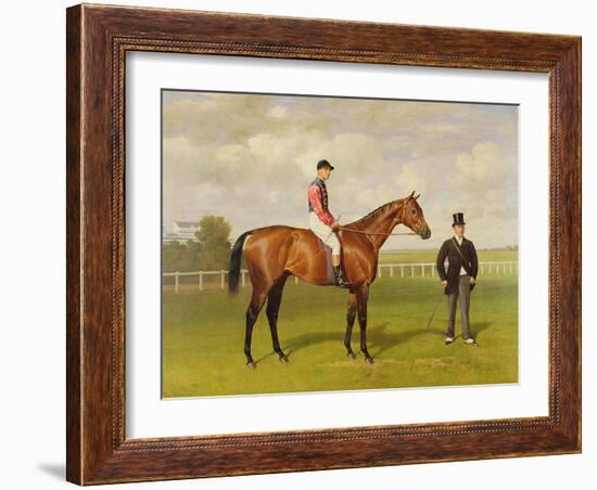 Persimmon', Winner of the 1896 Derby, 1896-Emil Adam-Framed Giclee Print