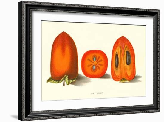 Persimmon-null-Framed Art Print