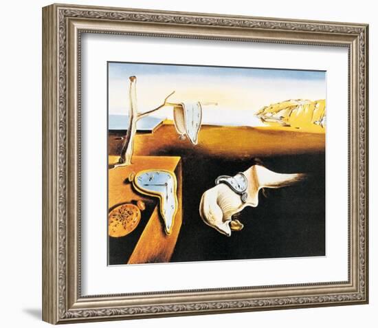 Persistance of Memory-null-Framed Art Print