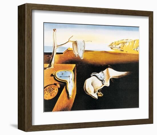 Persistance of Memory-null-Framed Art Print