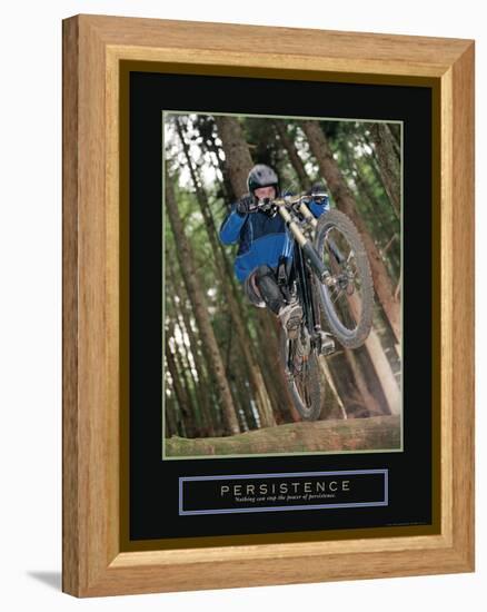 Persistence - Dirt Bike-Unknown Unknown-Framed Stretched Canvas