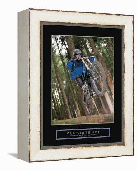 Persistence - Dirt Bike-Unknown Unknown-Framed Stretched Canvas