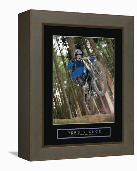 Persistence - Dirt Bike-Unknown Unknown-Framed Stretched Canvas