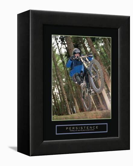 Persistence - Dirt Bike-Unknown Unknown-Framed Stretched Canvas