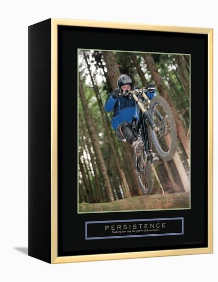 Persistence - Dirt Bike-Unknown Unknown-Framed Stretched Canvas