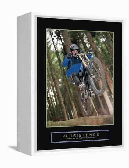 Persistence - Dirt Bike-Unknown Unknown-Framed Stretched Canvas