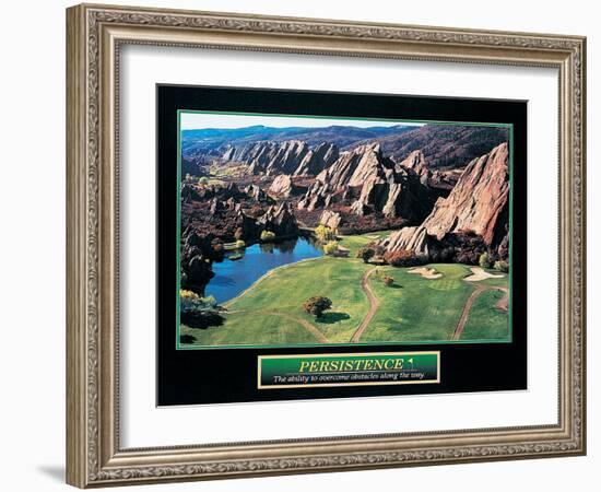 Persistence - Golf-unknown unknown-Framed Photo