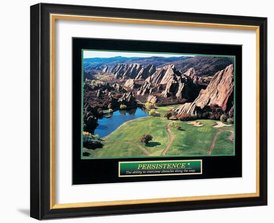 Persistence - Golf-unknown unknown-Framed Photo